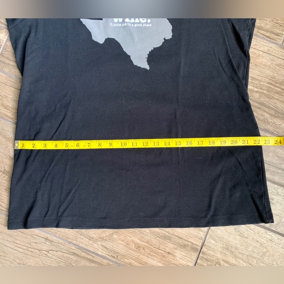 Wine It Puts Me In A good State tshirt Tunic size XXL 2X Excellent Like New - Picture 8 of 9